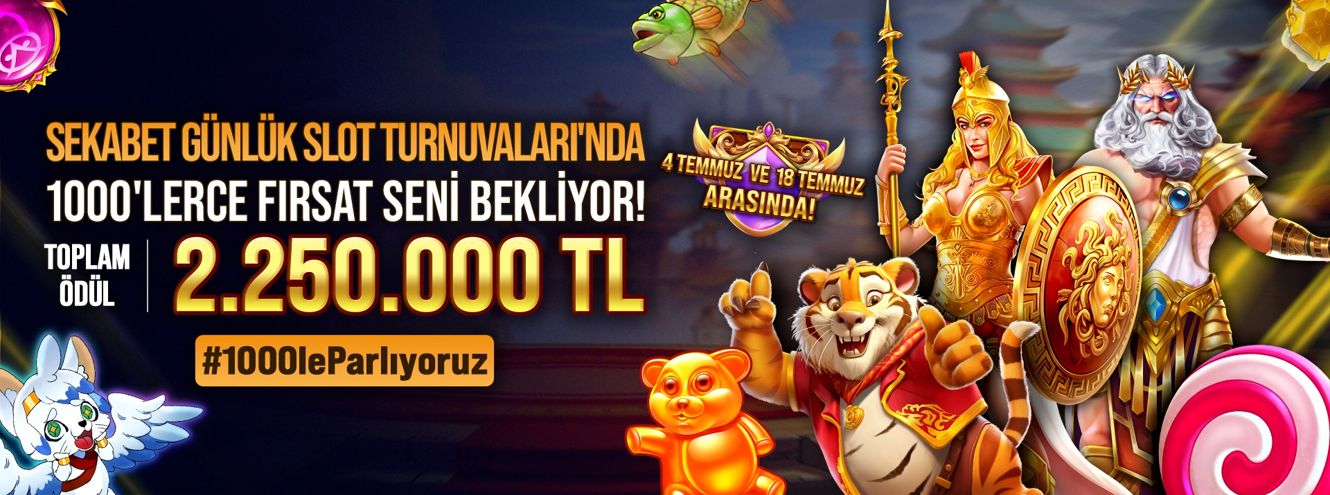 sekabet günlük turnuvalar